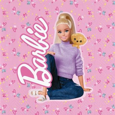 TOVAGLIOLI BARBIE 33X33CM 20PZ
