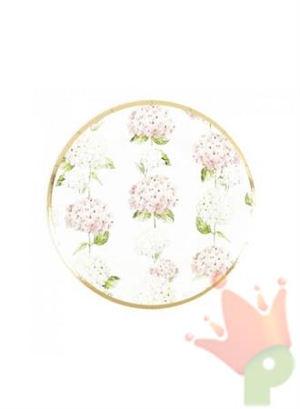 PIATTI GIARDINO DELLE ORTENSIE 21CM 8PZ