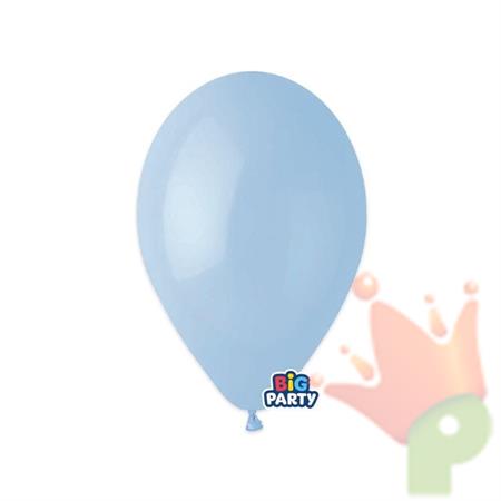 PALLONCINI CELESTE PASTELLO 10INCH 25CM 16PZ