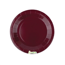 PIATTI ECOLOR BORDEAUX 18CM 25PZ