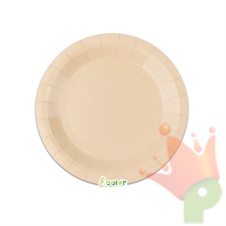 PIATTI ECOLOR CAPPUCCINO 18CM 25PZ