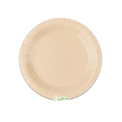 PIATTI ECOLOR CAPPUCCINO 18CM 25PZ