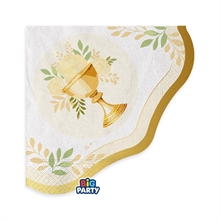 TOVAGLIOLI SANTA COMUNIONE 33X33CM 16PZ