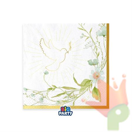 TOVAGLIOLI CRESIMA 25X25CM 16PZ