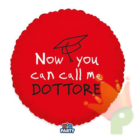 PALLONCINO MYLAR CALL ME DOTTORE 45CM