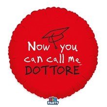 PALLONCINO MYLAR CALL ME DOTTORE 45CM