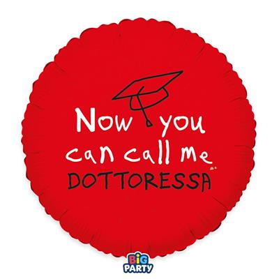 PALLONCINO MYLAR CALL ME DOTTORESSA 45CM