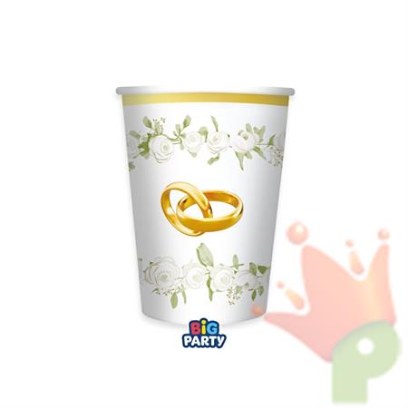 BICCHIERI FOREVER TOGETHER PROMESSA 250CC 6PZ