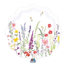 PIATTI FIORI DI CAMPO 25CM 6PZ