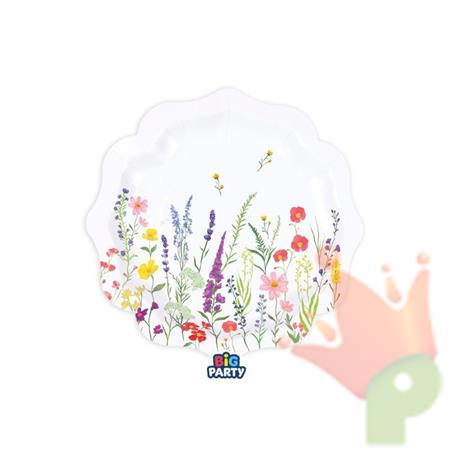 PIATTI FIORI DI CAMPO 20CM 6PZ