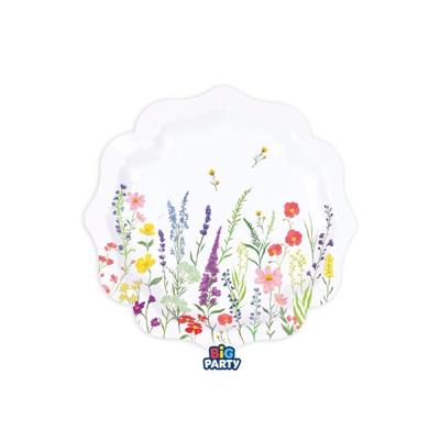 PIATTI FIORI DI CAMPO 20CM 6PZ