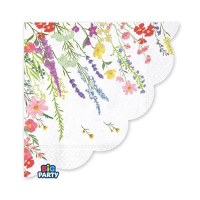 TOVAGLIOLI FIORI DI CAMPO 33X33CM 16PZ
