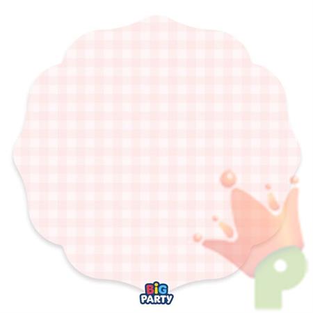 SOTTOPIATTI VICHY ROSA 35CM 6PZ