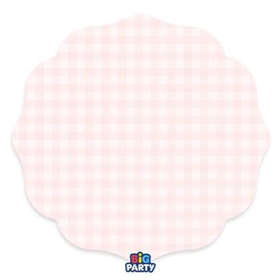 SOTTOPIATTI VICHY ROSA 35CM 6PZ