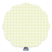 SOTTOPIATTI VICHY VERDE 35CM 6PZ