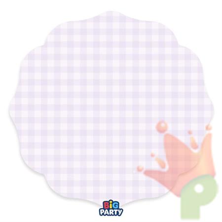 SOTTOPIATTI VICHY LILLA 35CM 6PZ