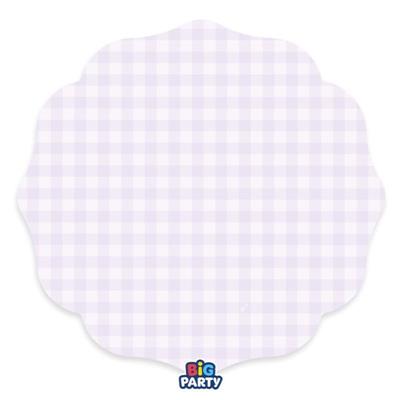 SOTTOPIATTI VICHY LILLA 35CM 6PZ