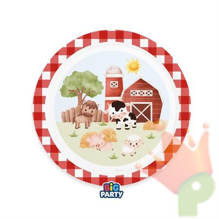 PIATTI LITTLE FARM 22CM 6PZ