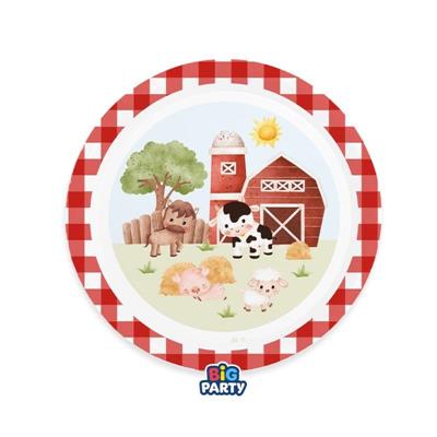 PIATTI LITTLE FARM 22CM 6PZ