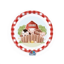 PIATTI LITTLE FARM 18CM 6PZ
