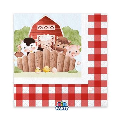 TOVAGLIOLI LITTLE FARM 33X33CM 16PZ