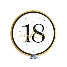 PIATTI HAPPY BIRTHDAY PRESTIGE 18 ANNI 18CM 6PZ