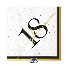 TOVAGLIOLI HAPPY BIRTHDAY PRESTIGE 18 ANNI 33X33CM 16PZ