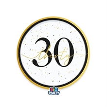 PIATTI HAPPY BIRTHDAY PRESTIGE 30 ANNI 18CM 6PZ