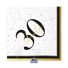 TOVAGLIOLI HAPPY BIRTHDAY PRESTIGE 30 ANNI 33X33CM 16PZ