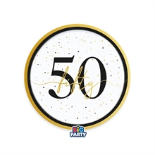 PIATTI HAPPY BIRTHDAY PRESTIGE 50 ANNI 18CM 6PZ