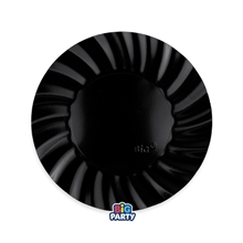 PIATTI WAVY NERO 20CM 6PZ
