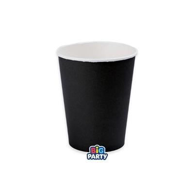 BICCHIERI WAVY NERO 250CC 6PZ