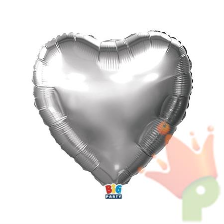 PALLONCINO MYLER CUORE ARGENTO 45CM