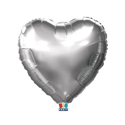 PALLONCINO MYLER CUORE ARGENTO 45CM