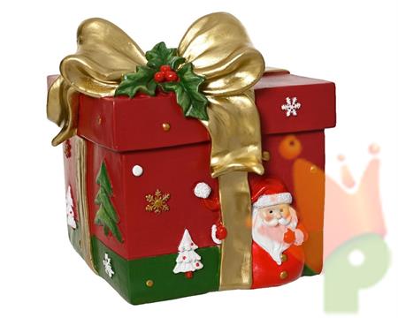 BASE PER ALBERO PACCO REGALO IN POLIRESINA H.22X22X21 CM