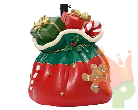 BASE PER ALBERO SACCO REGALI IN POLIRESINA H.47X42X38 CM