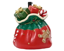 BASE PER ALBERO SACCO REGALI IN POLIRESINA H.47X42X38 CM