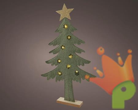 ALBERO IN FELTRO SU BASE IN LEGNO H.58X32X5 CM