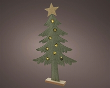 ALBERO IN FELTRO SU BASE IN LEGNO H.58X32X5 CM