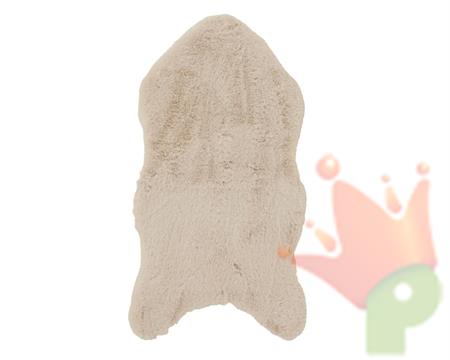TAPPETO IN PELLICCIA SINTETICA CREMA 50X90X2CM