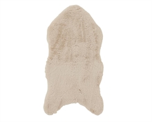 TAPPETO IN PELLICCIA SINTETICA CREMA 50X90X2CM