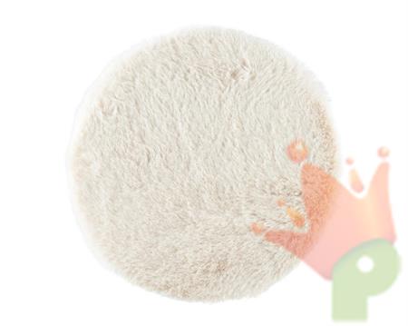TAPPETO ROTONDO IN PELLICCIA SINTETICA CREMA 38XH.2 CM