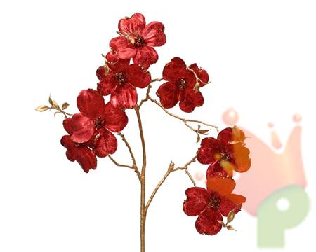 RAMO CORNIOLO ROSSO H.90 CM