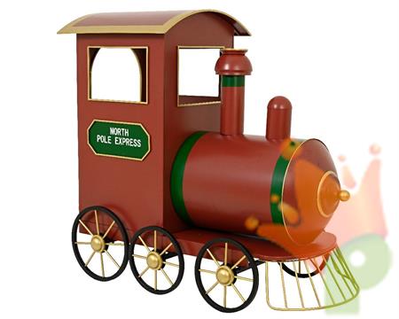 TRENO NATALIZIO IN FERRO H.131X72X142 CM