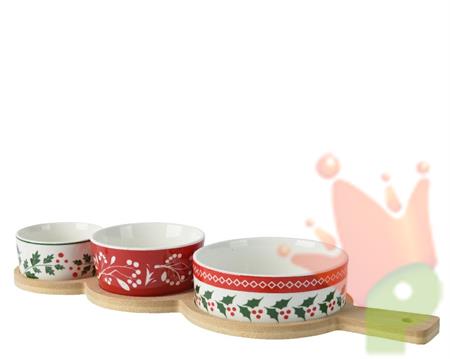 SET DI CIOTOLE NATALIZIE 3 PZ