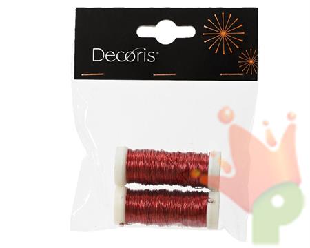 FILO DI FERRO ROSSO 60 MT