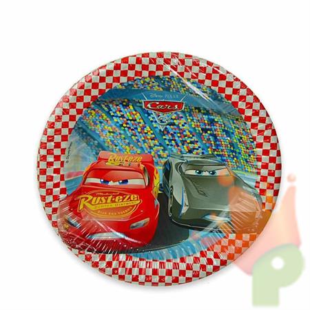 PIATTO 20CM CARS 3 8PZ