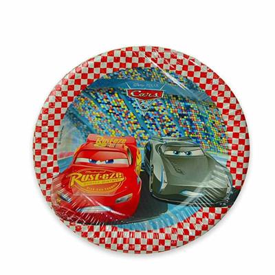 PIATTO 20CM CARS 3 8PZ