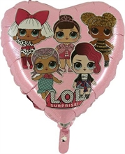 PALLONCINO MYLAR LOL SURPRISE ROSA CUORE