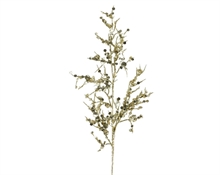 RAMO CON FIORI E BACCHE ORO H.69 CM